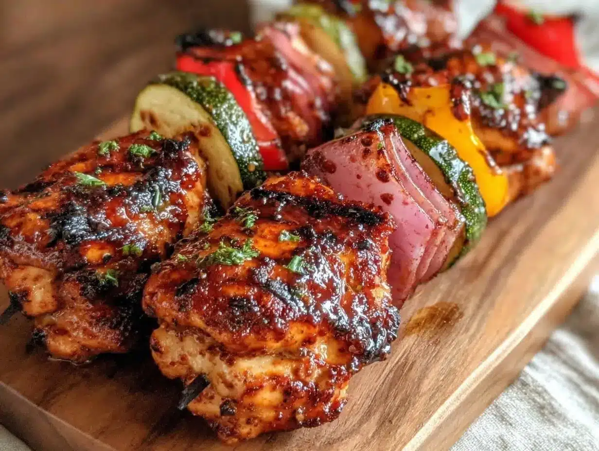 loaded grilled chicken kabobs preparation steps