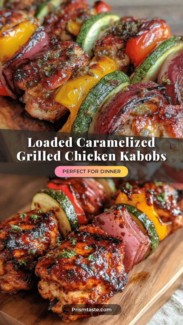 loaded grilled chicken kabobs recipe