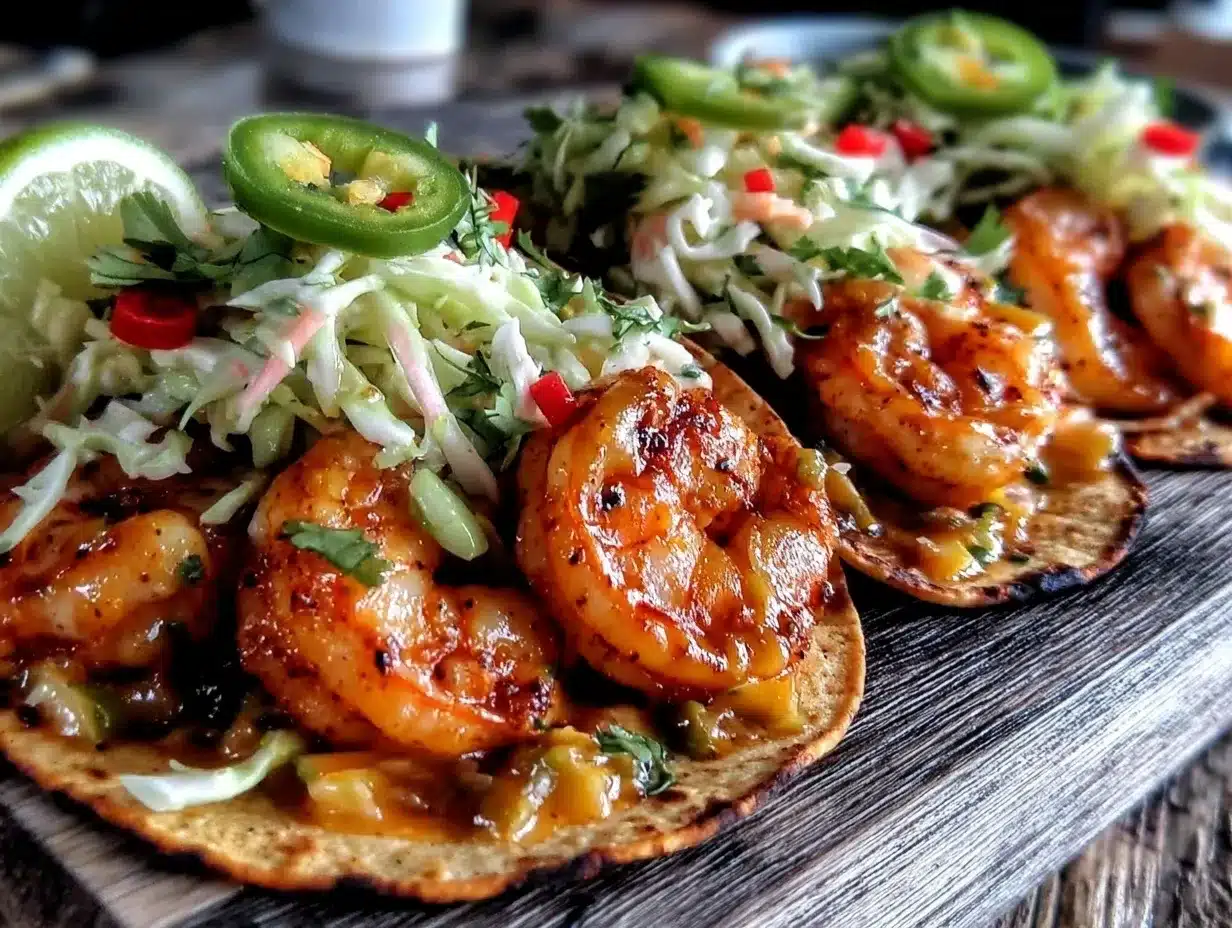loaded shrimp tacos preparation steps