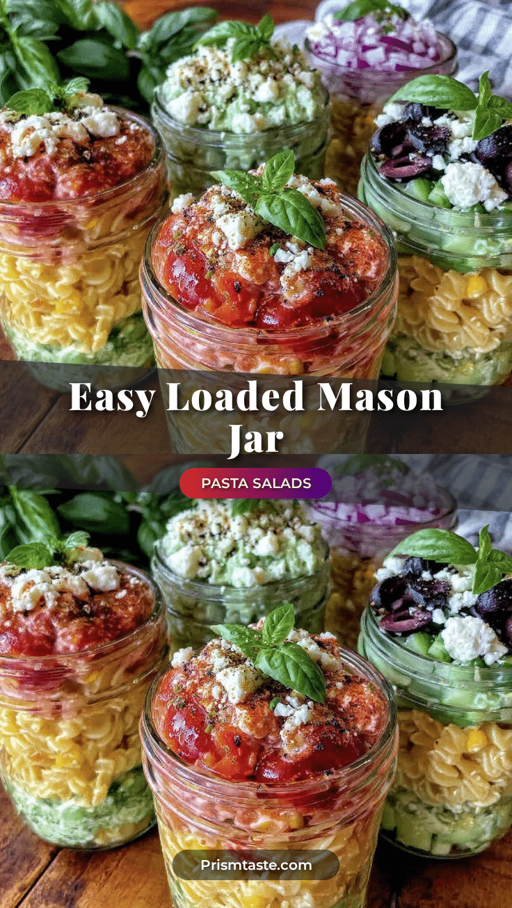 mason jar pasta salad recipe