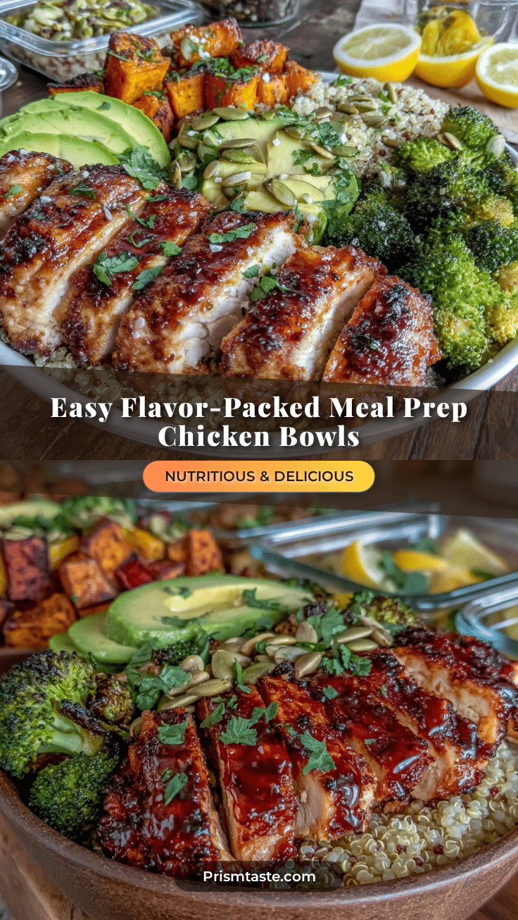 meal prep loaded chicken bowls recipe