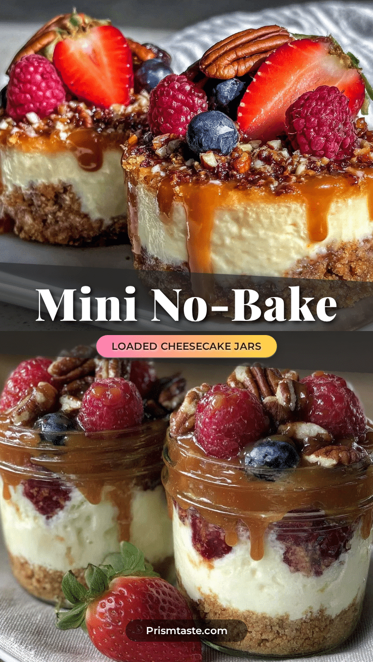 no-bake loaded cheesecake jars recipe
