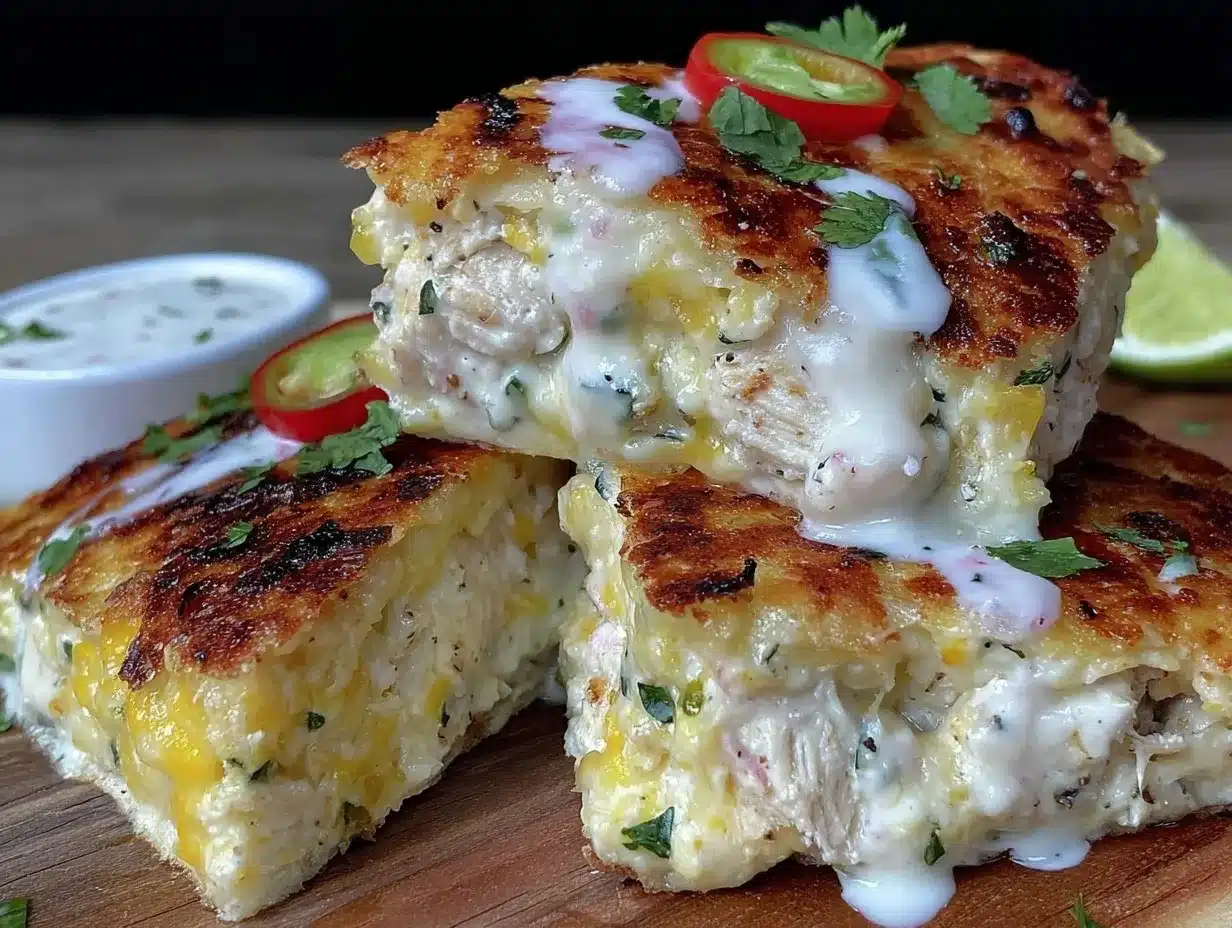 quick creamy chicken quesadilla preparation steps