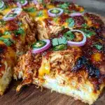 rotisserie chicken bbq pizza - featured image