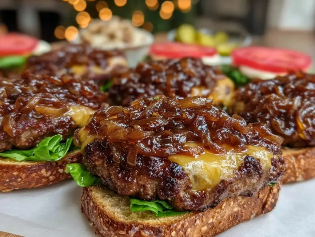 savory sheet pan loaded burger bar - featured image