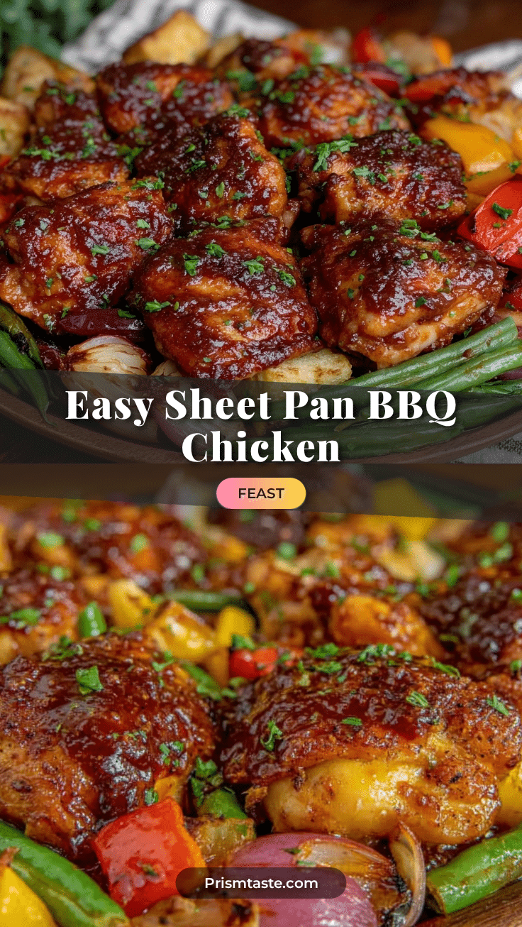 sheet pan loaded BBQ chicken recipe