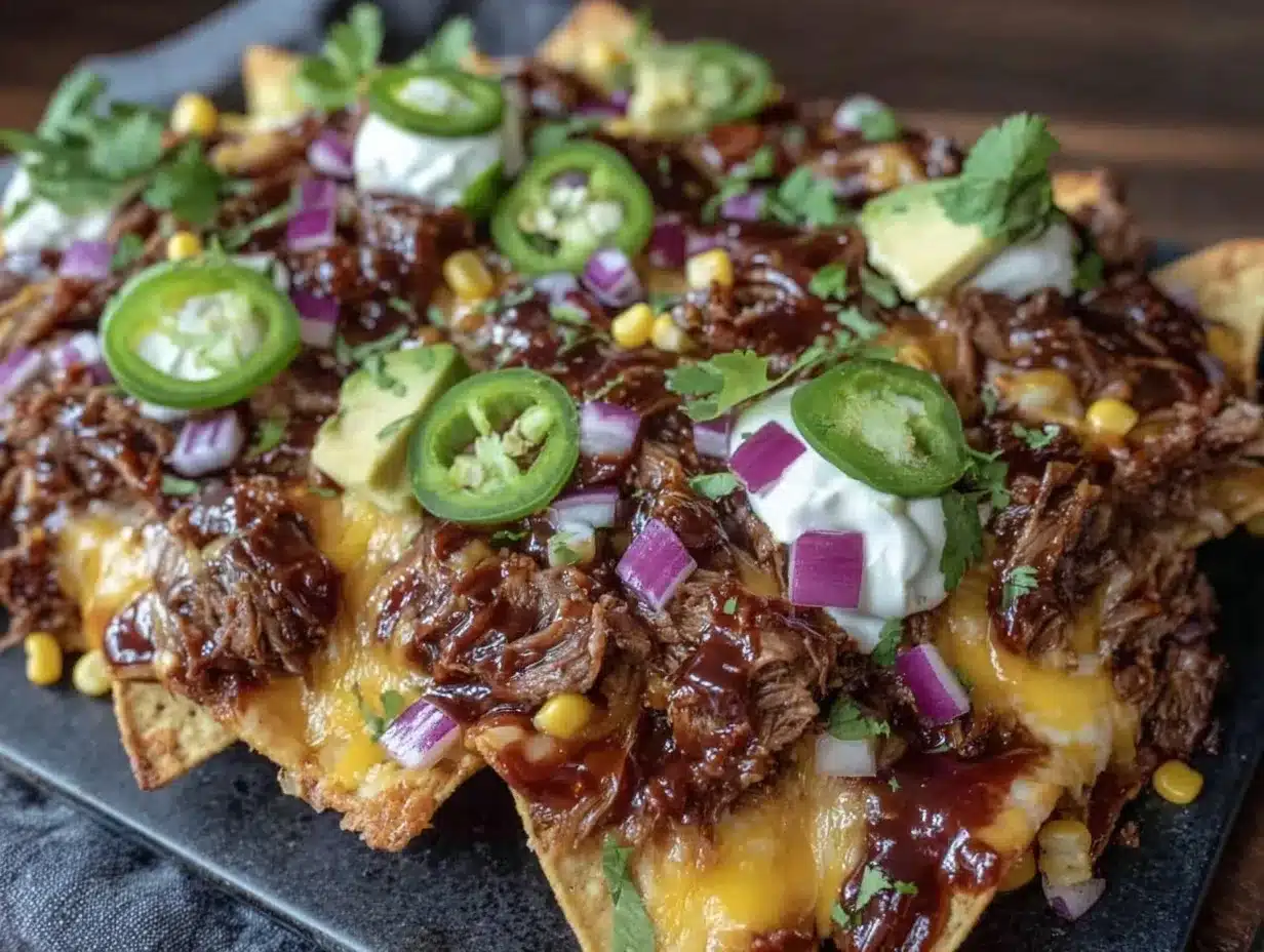 sheet pan loaded nachos preparation steps