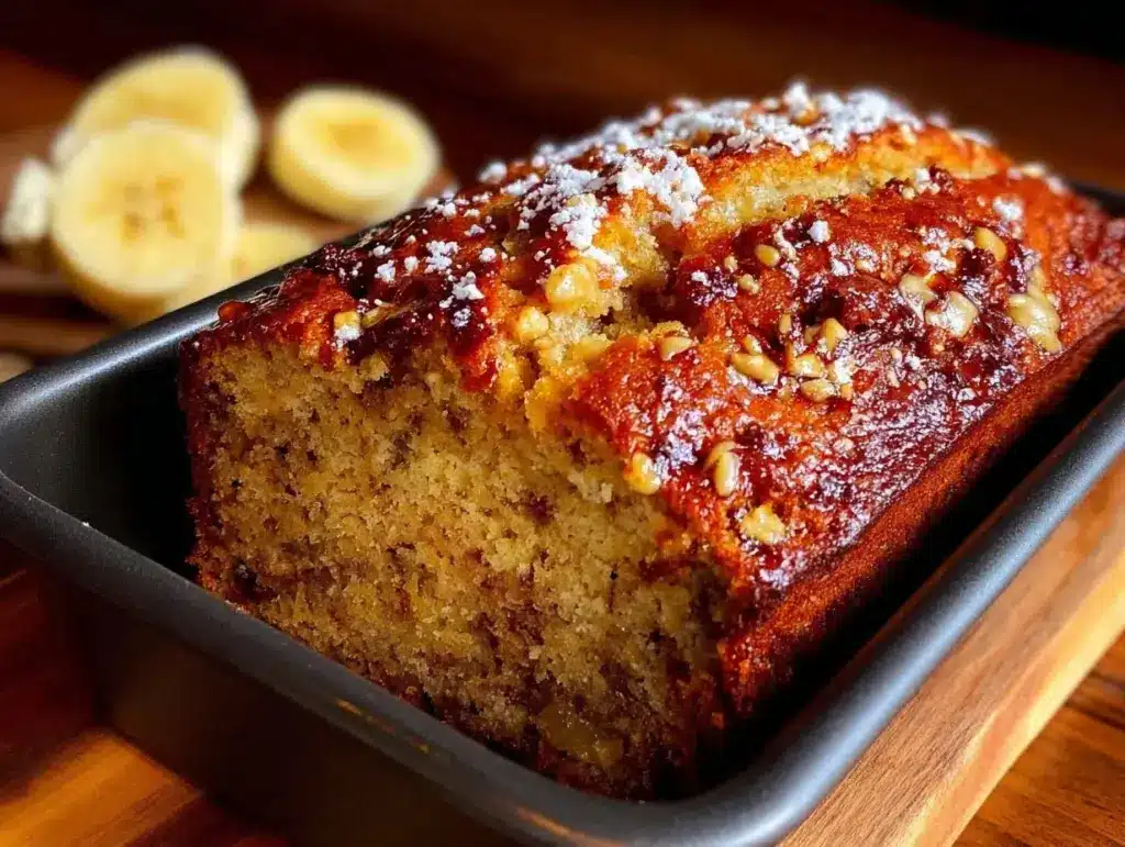 small batch browned butter banana bread - featured image