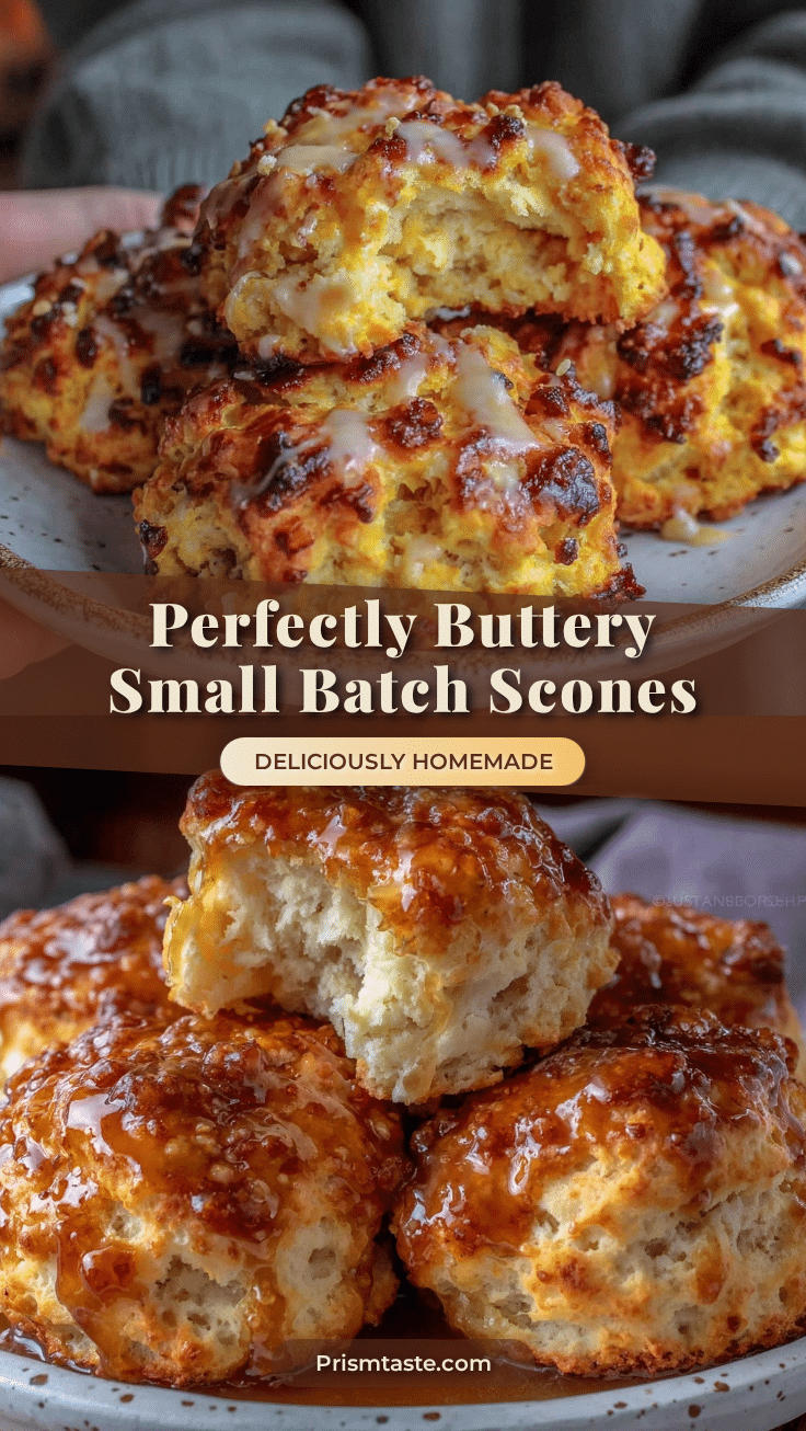 small batch browned butter scones recipe