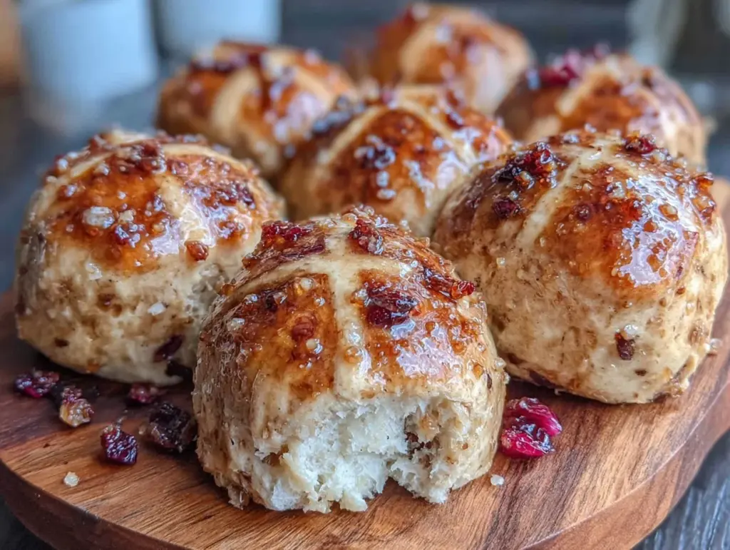 small batch hot cross buns - featured image