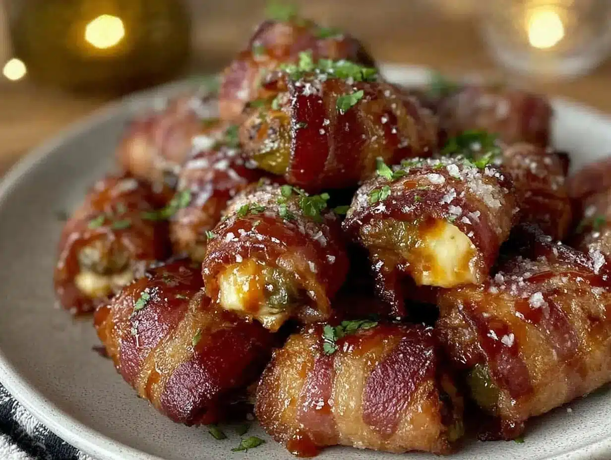 air fryer bacon wrapped jalapeño poppers preparation steps