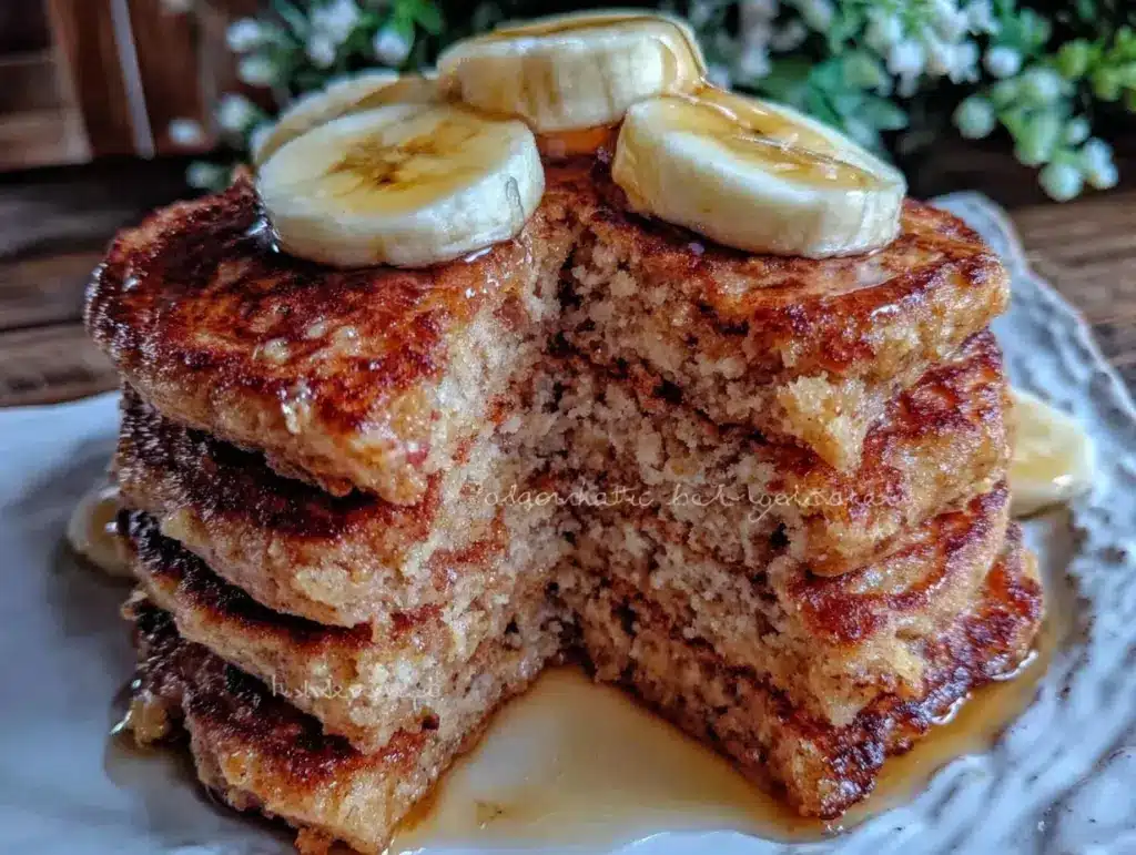 almond flour banana pancakes - featured image
