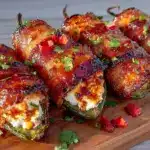 bacon wrapped jalapeño poppers - featured image