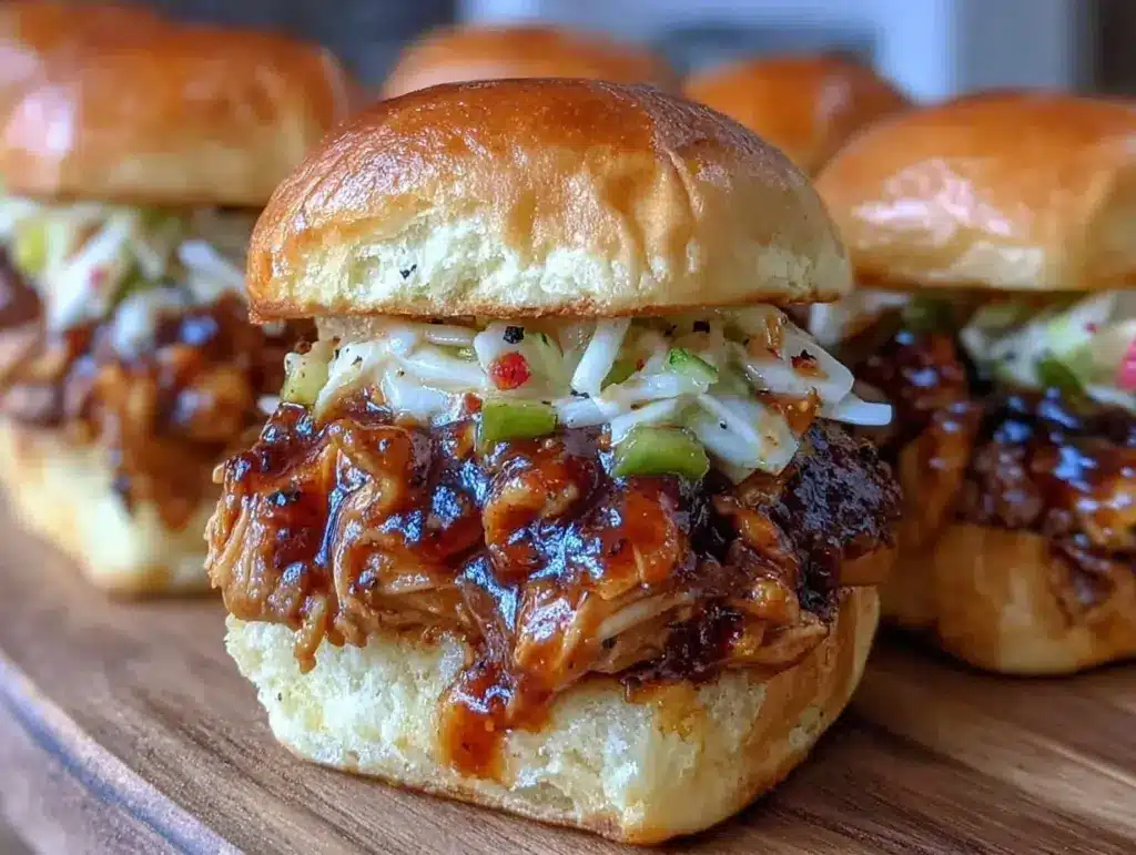 bbq pulled chicken sandwiches - featured image