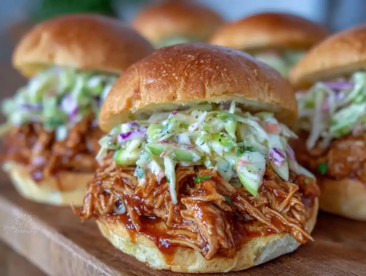 bbq pulled chicken sandwiches preparation steps