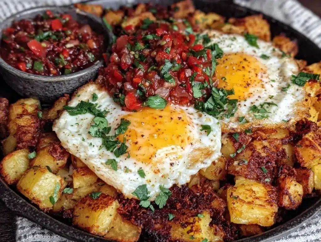 blackstone breakfast hash - featured image