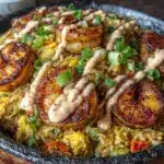 Blackstone hibachi fried rice with shrimp - featured image