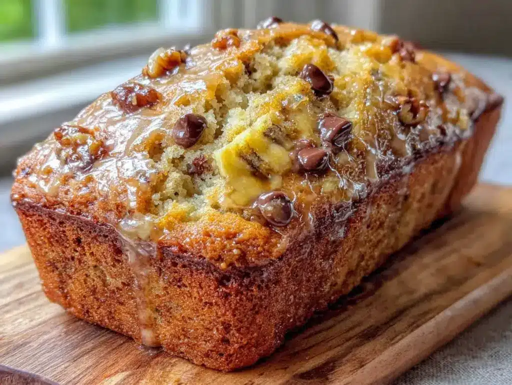 brown butter banana bread - featured image