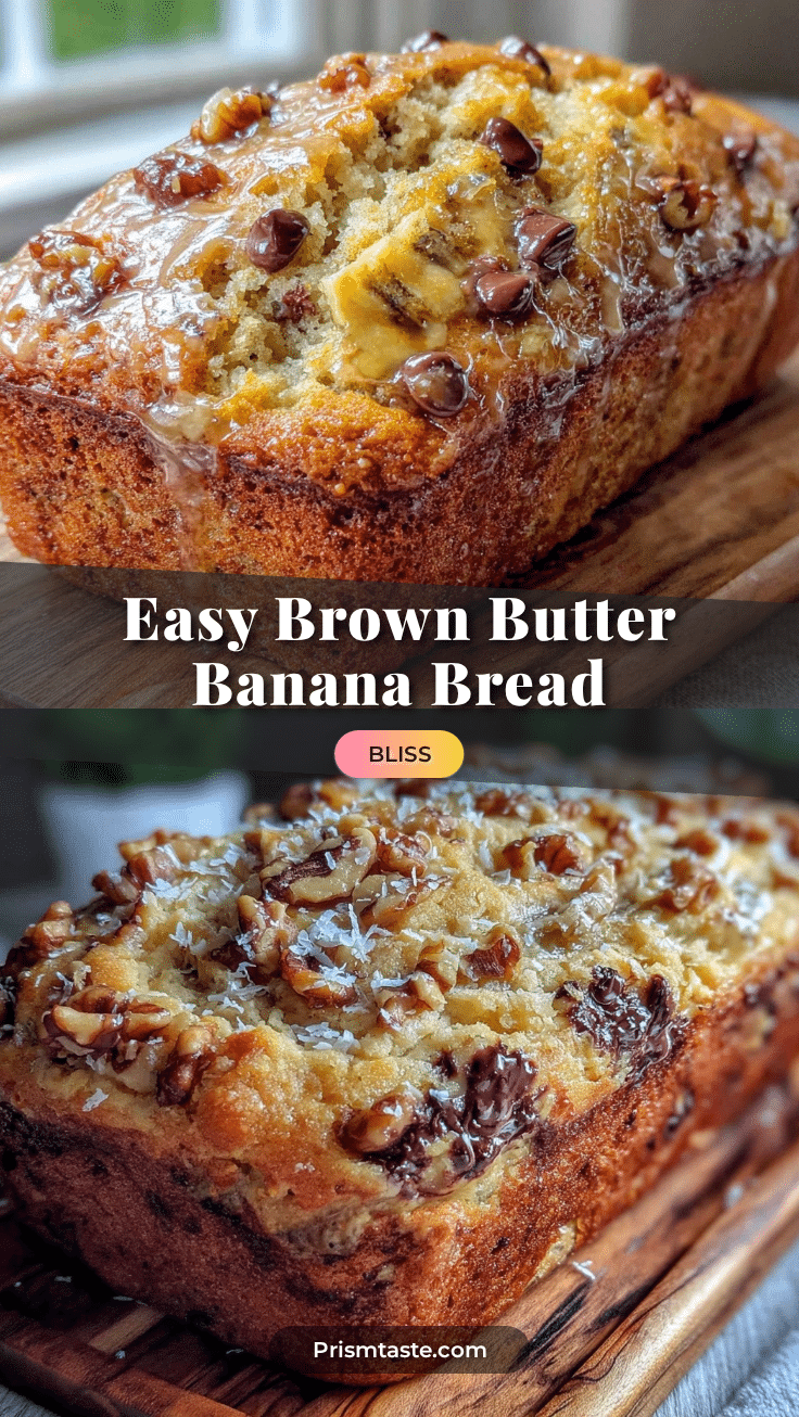 brown butter banana bread recipe