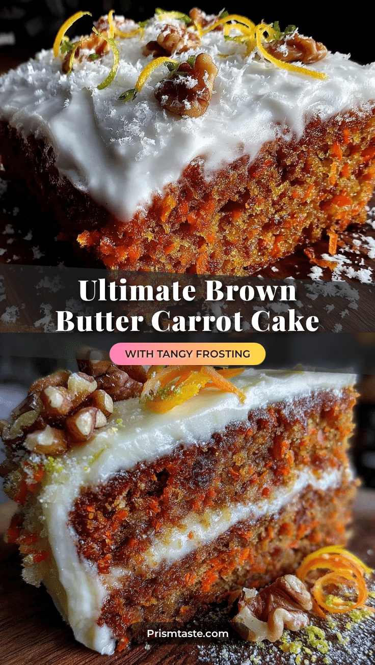 brown butter carrot cake recipe