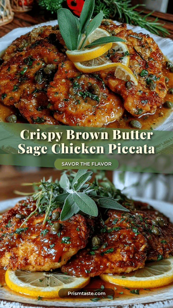 brown butter sage chicken piccata recipe