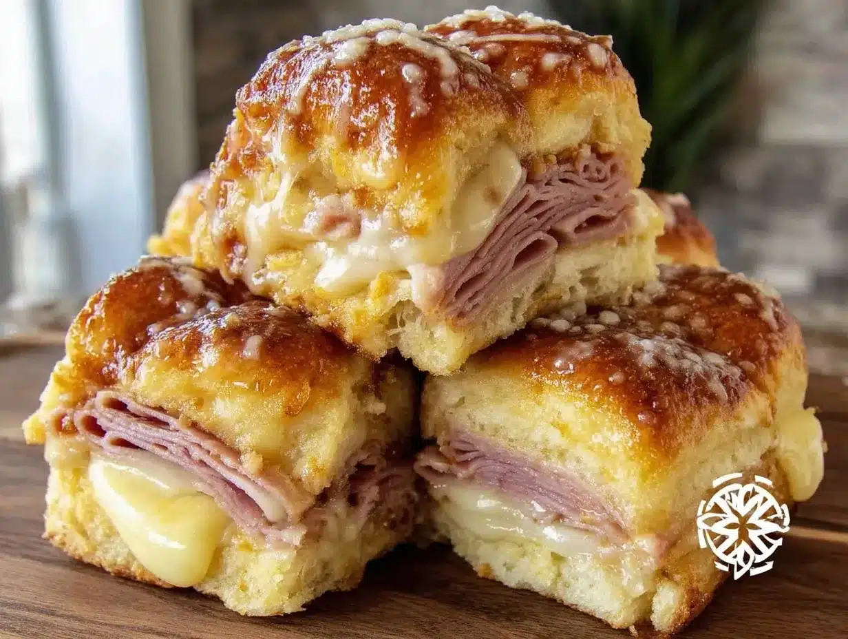 brown sugar glazed ham sliders preparation steps