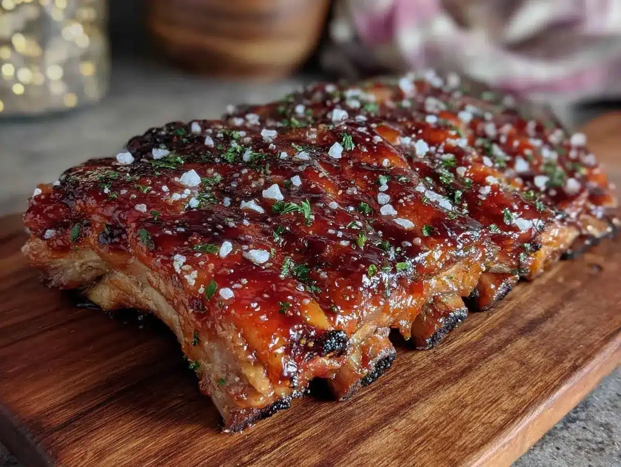 brown sugar hickory smoked pork ribs preparation steps