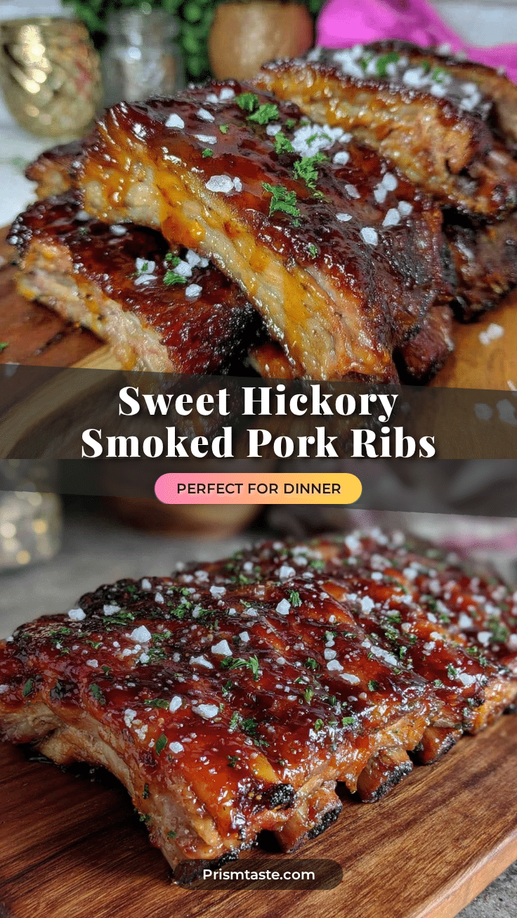 brown sugar hickory smoked pork ribs recipe