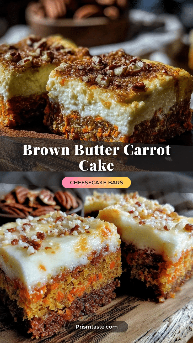 carrot cake cheesecake bars recipe