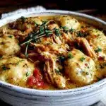 chicken and dumplings slow cooker recipe - featured image
