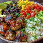 copycat chipotle chicken burrito bowl - featured image