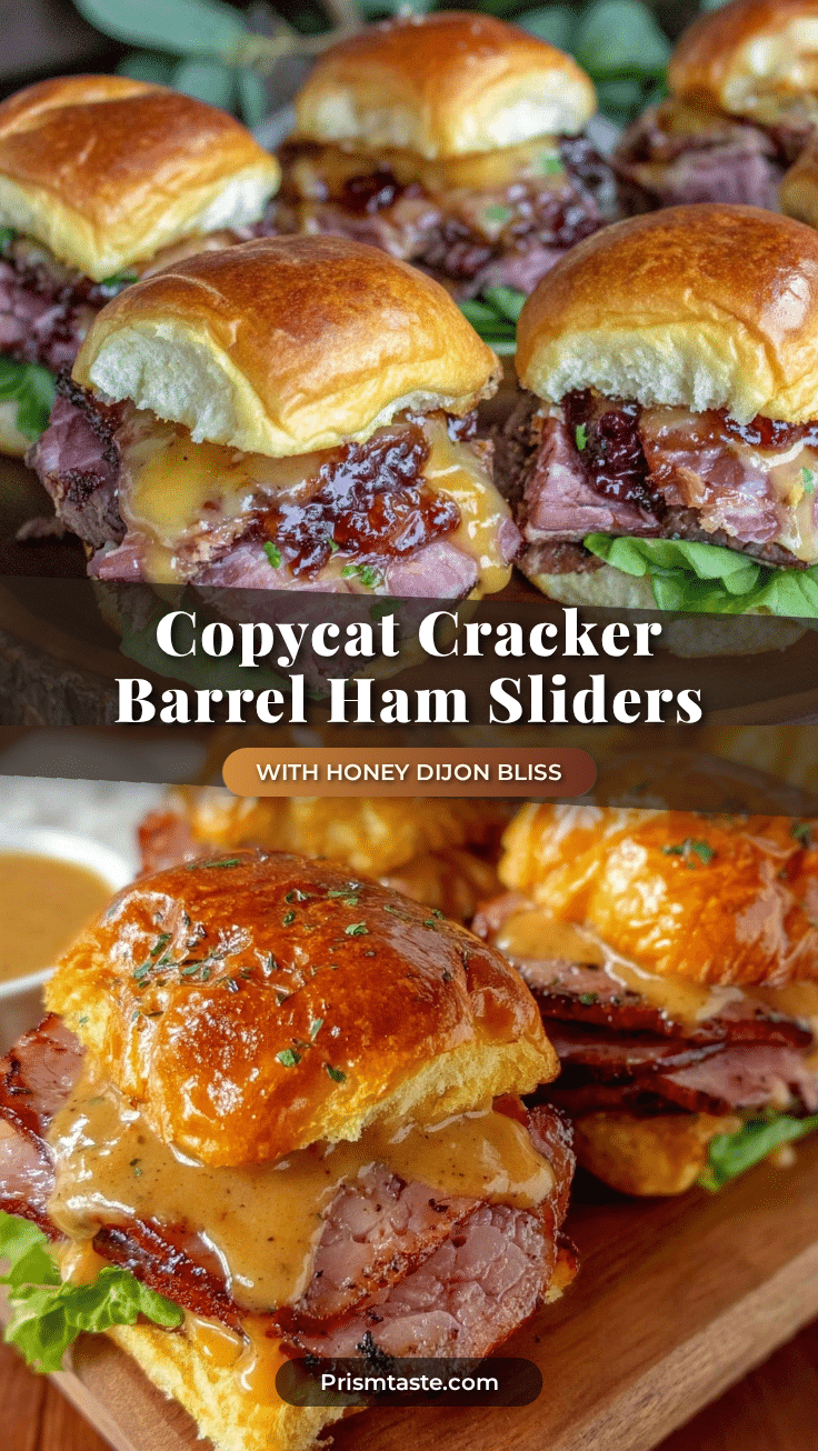 copycat cracker barrel ham sliders recipe