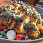 copycat sweetgreen chicken pesto parm bowl - featured image