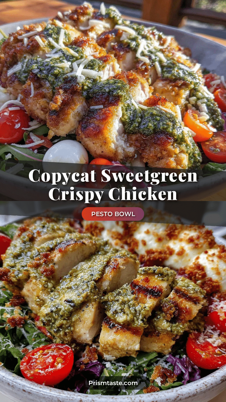 copycat sweetgreen chicken pesto parm bowl recipe