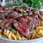 cowboy butter steak pasta - featured image