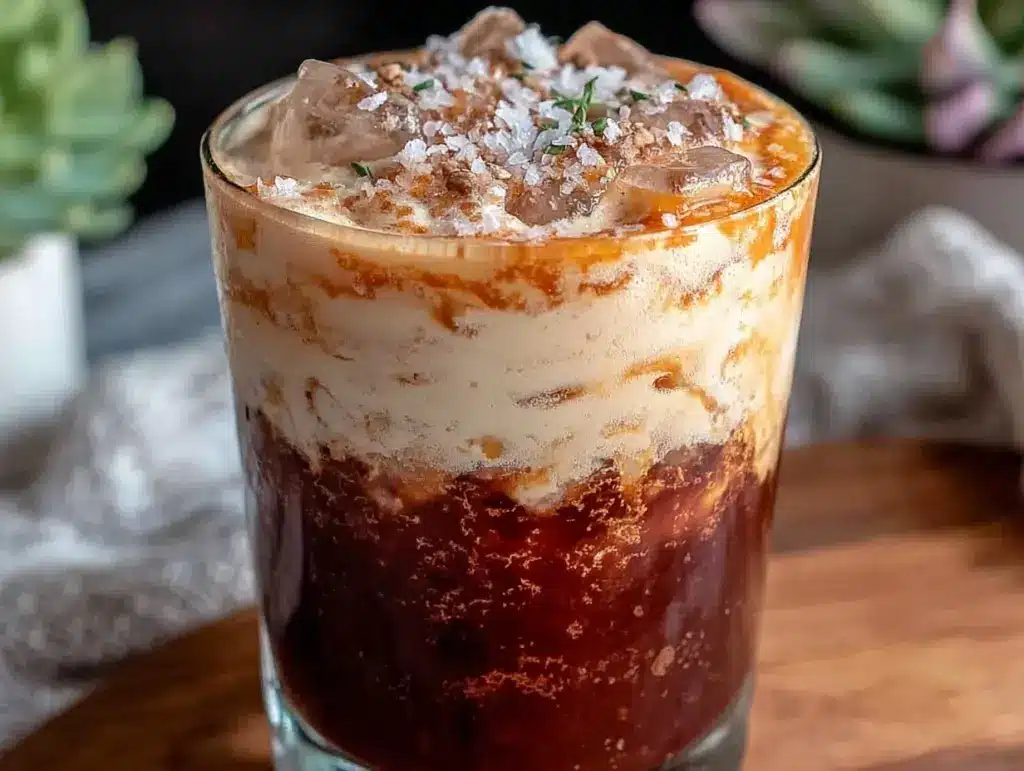 creamy ballerina cappuccino iced latte - featured image