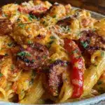 creamy cajun chicken pasta - featured image