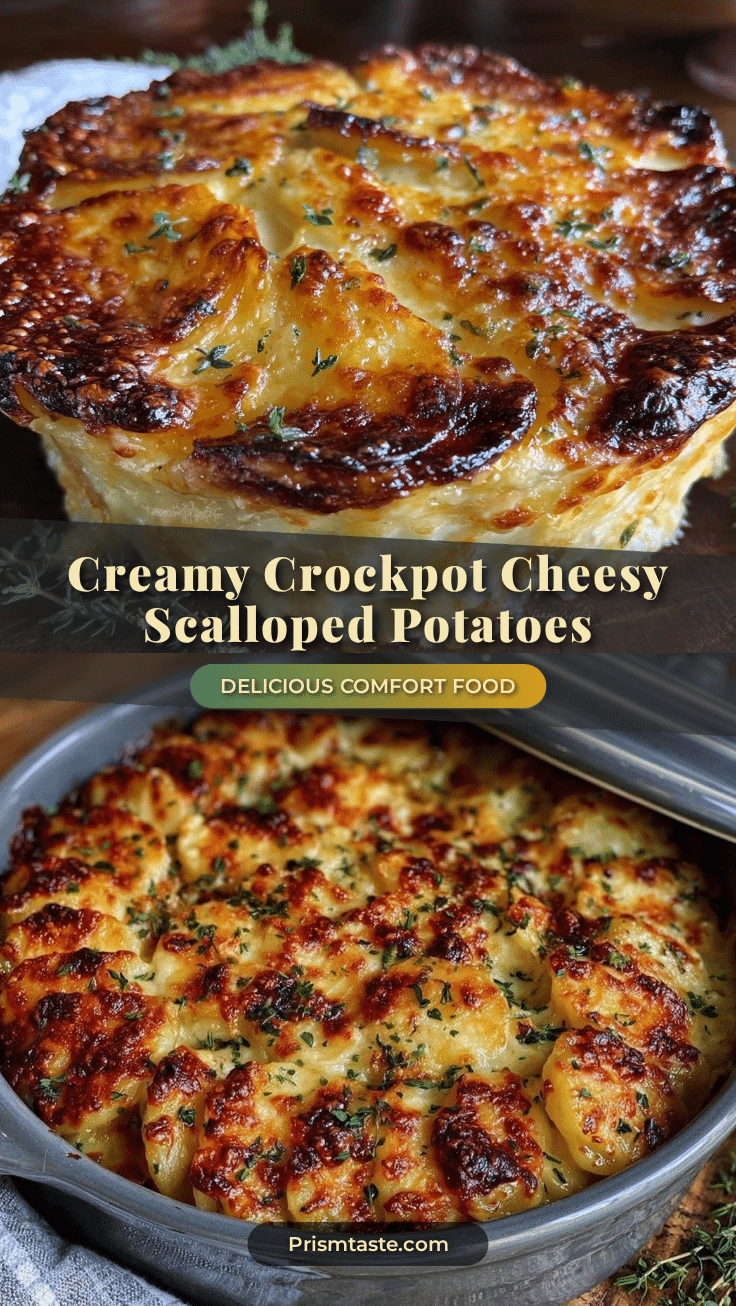 creamy crockpot cheesy scalloped potatoes recipe