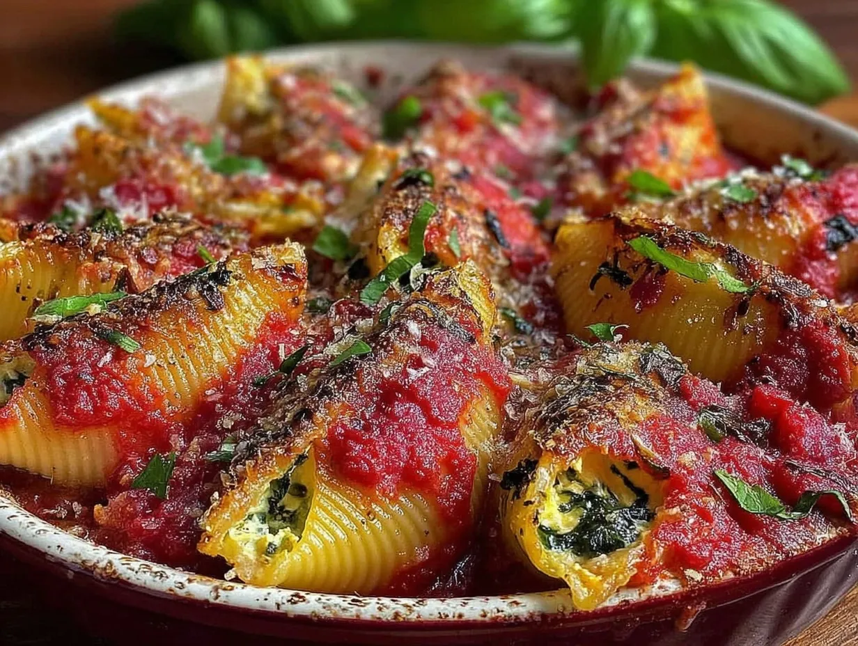 creamy lemon ricotta stuffed shells preparation steps