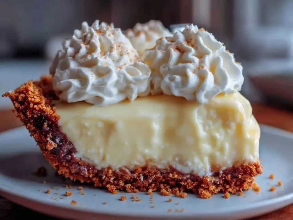 creamy lemonade pie - featured image