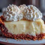 creamy lemonade pie - featured image