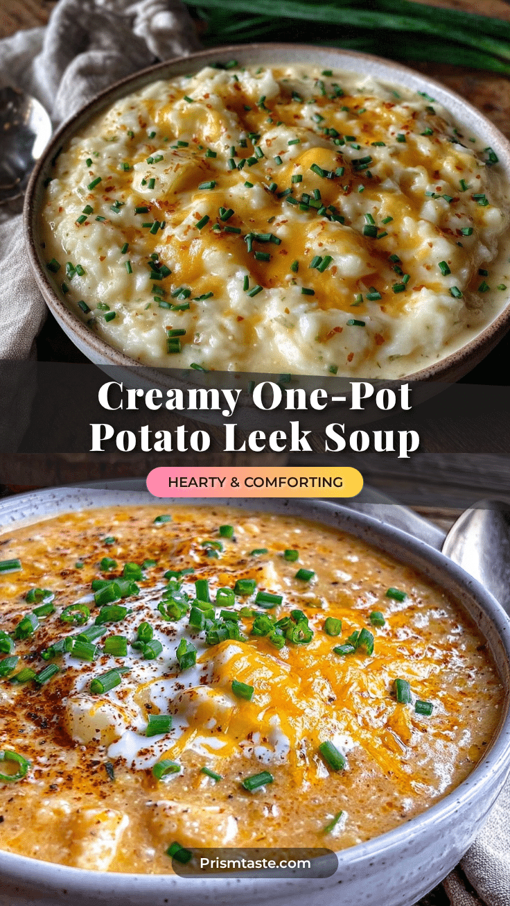 creamy one-pot potato leek soup recipe
