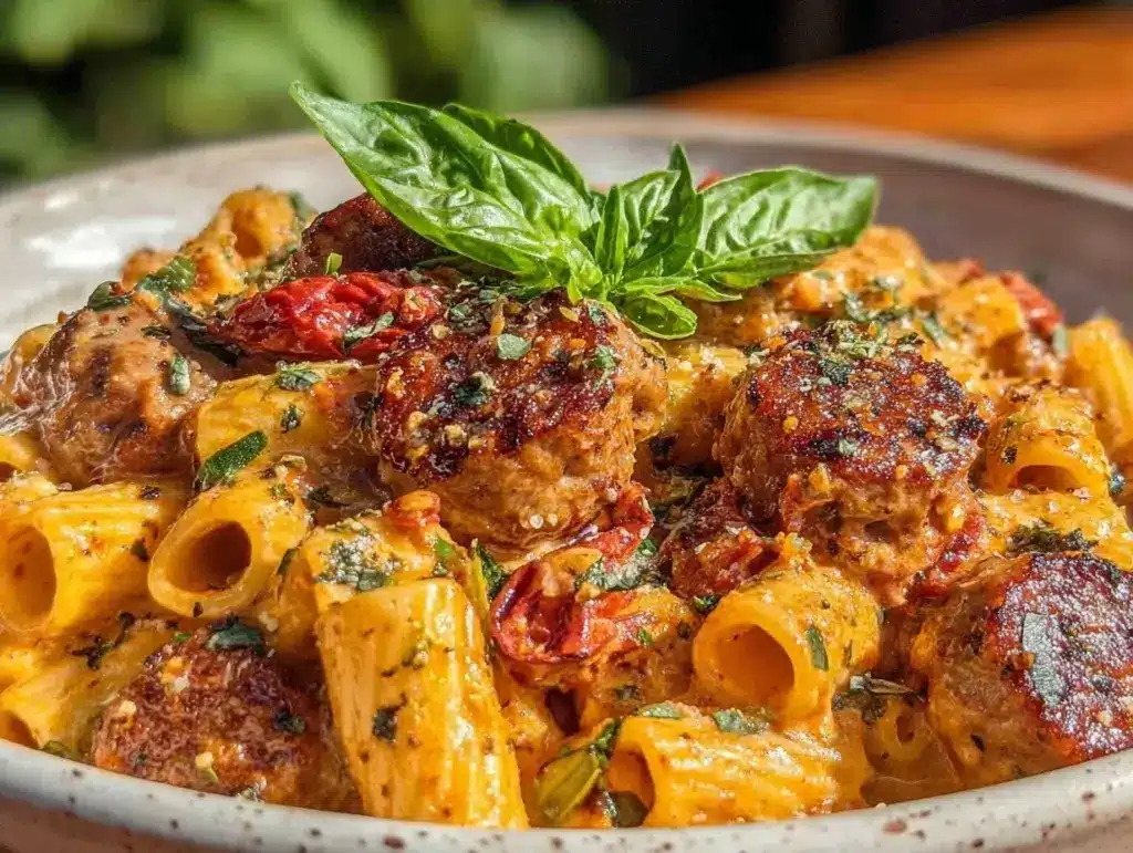 creamy one-pot vodka rigatoni - featured image