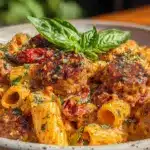 creamy one-pot vodka rigatoni - featured image