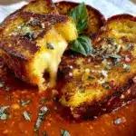 creamy roasted tomato basil soup - featured image