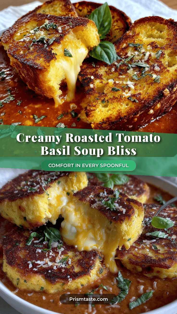creamy roasted tomato basil soup recipe