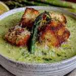 creamy spring asparagus soup - featured image