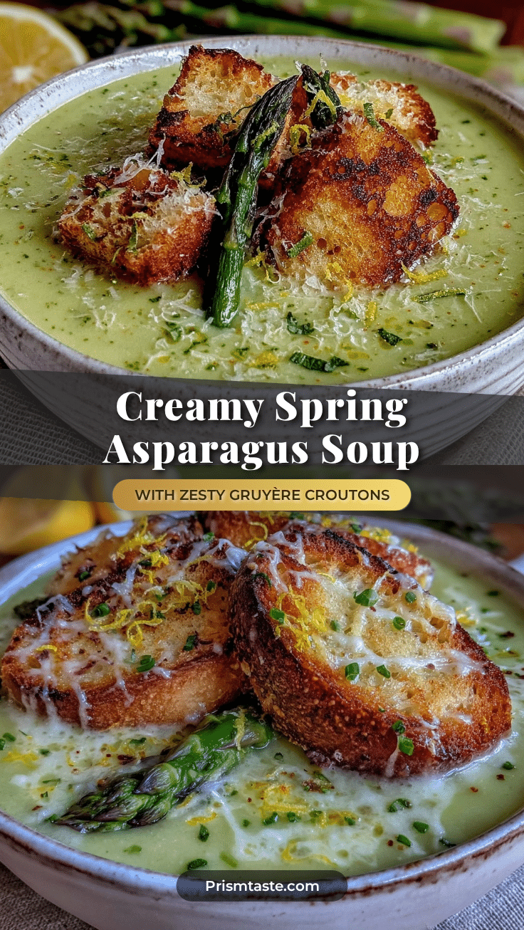 creamy spring asparagus soup recipe