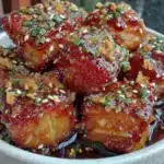 crispy air fryer salmon bites - featured image