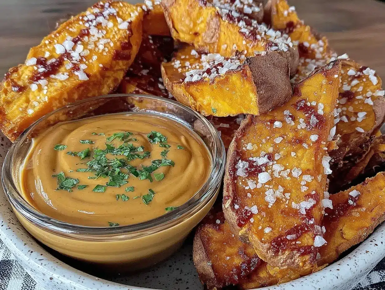 crispy air fryer sweet potato fries preparation steps